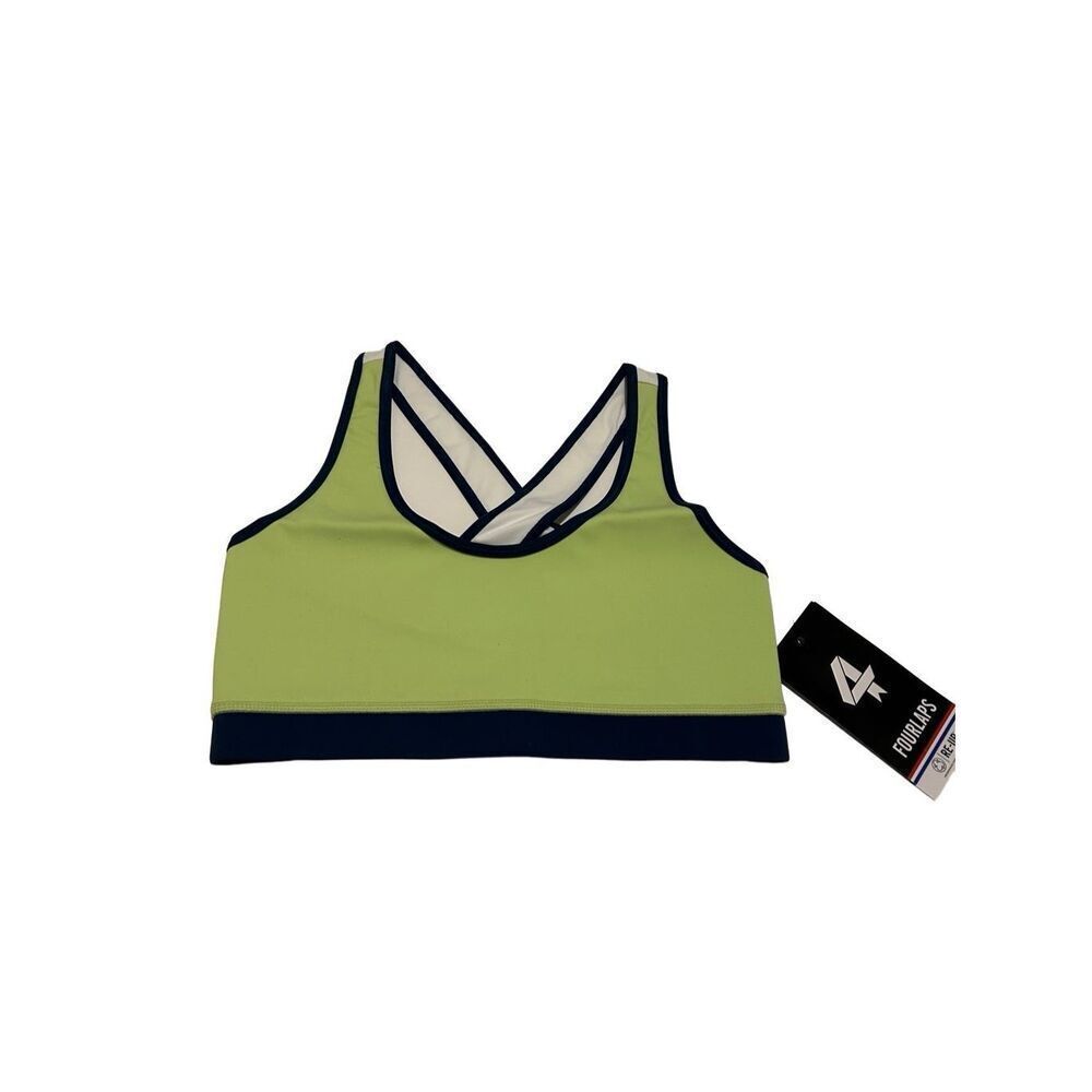 Fourlaps Infinity Sports Bra Green Blue Women’s Size XS NEW